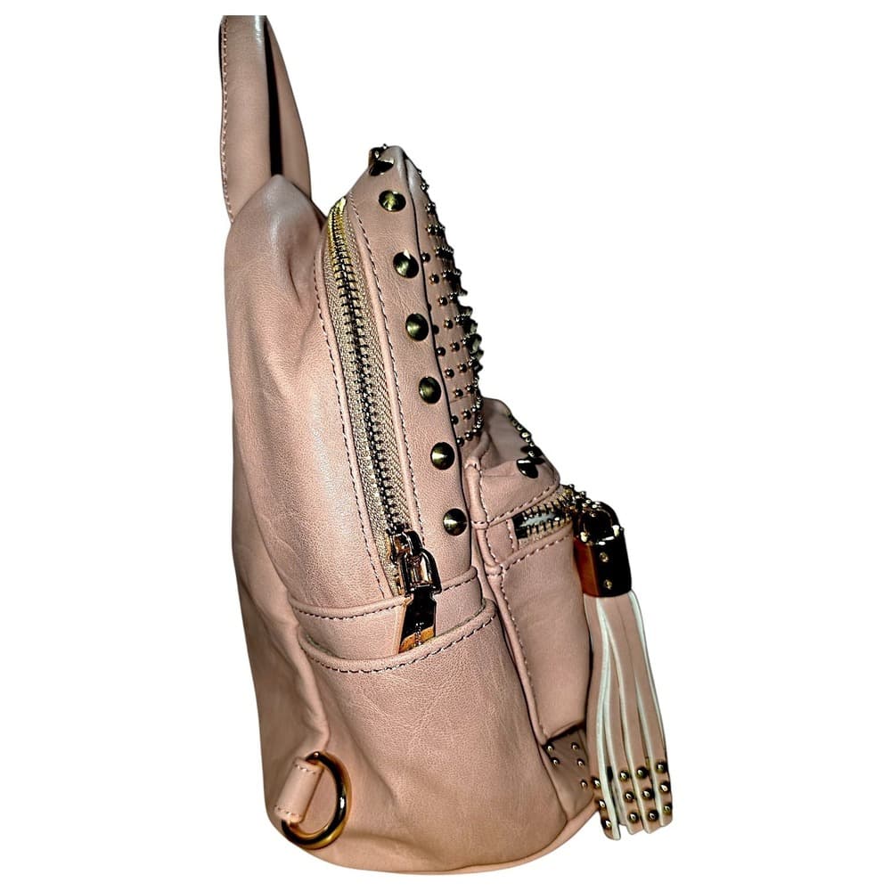 Brentano Blush Pink Studded Mini Backpack Convertible Crossbody Bag NWT