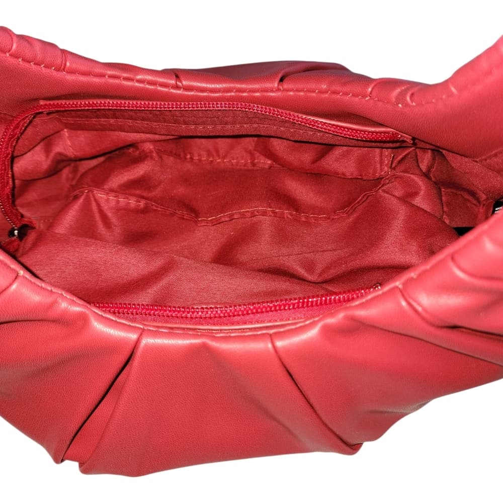 Badgley Mischka Red Hobo Bag