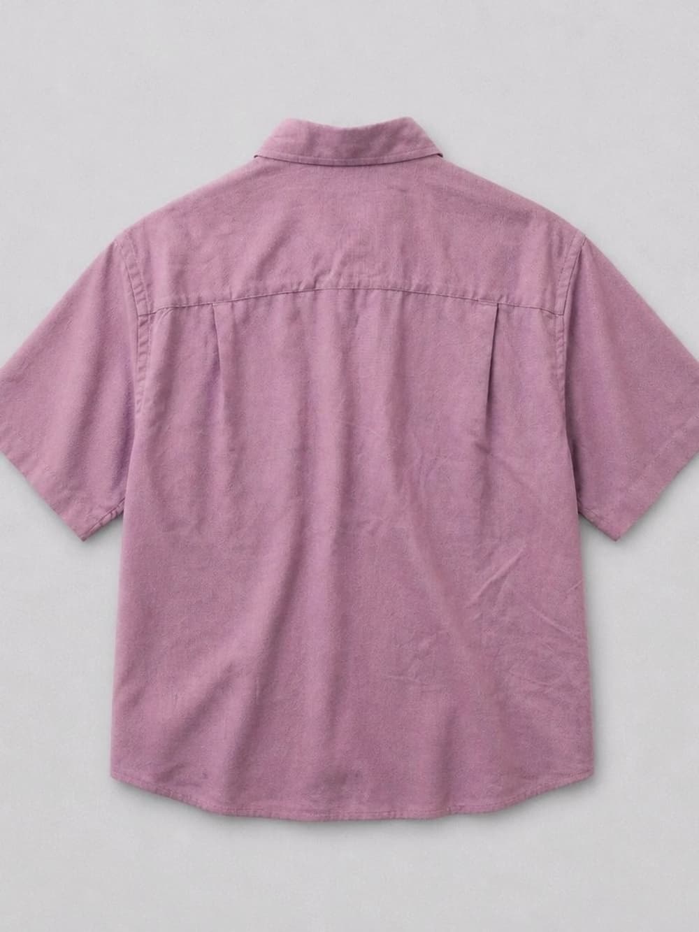 Austin Reed Lavender Short-Sleeve Button-Down Shirt