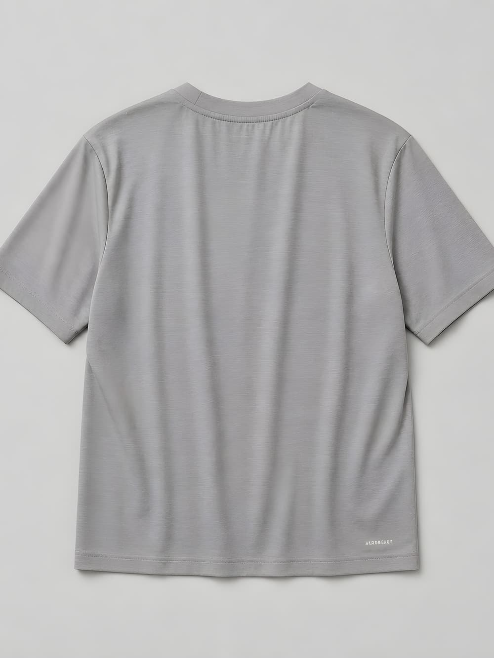 Adidas Light Gray Primegreen Aeroready Athletic Tee