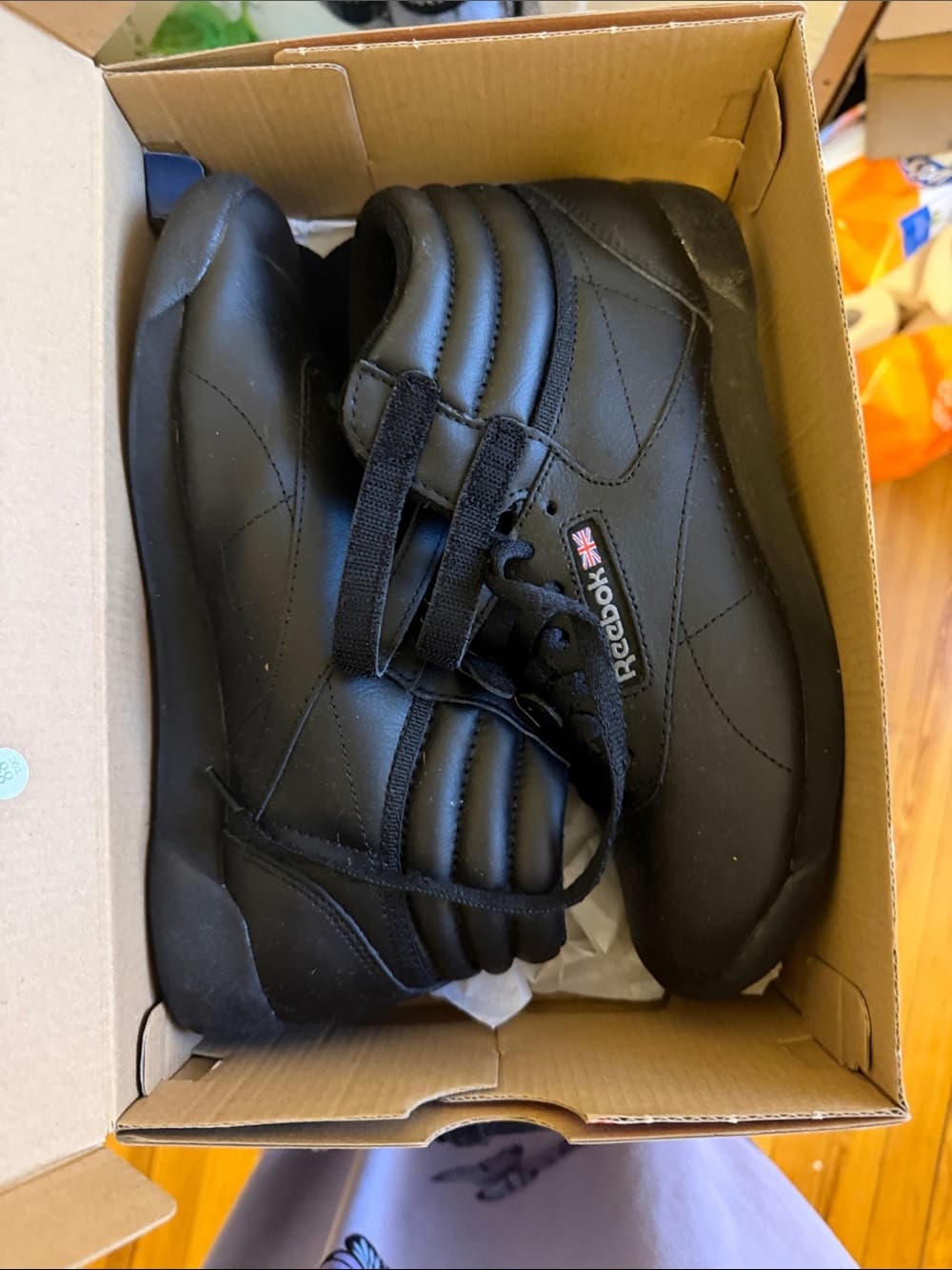 Reebok Women’s Black High-Top Sneakers