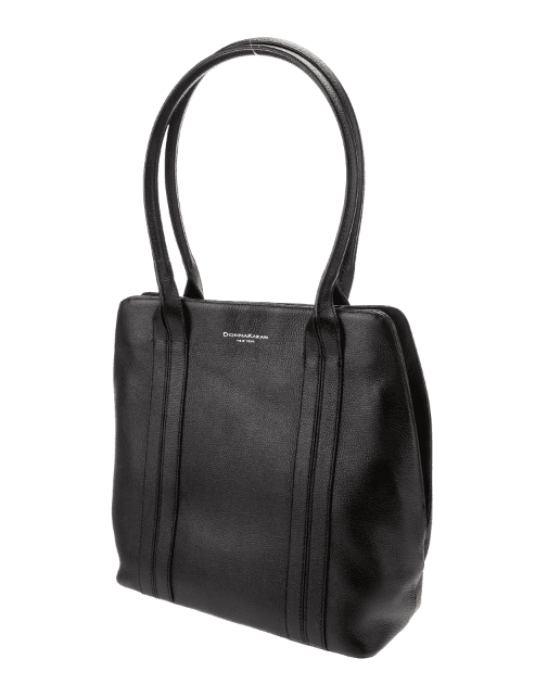 Donna Karan Black Leather Shoulder Bag