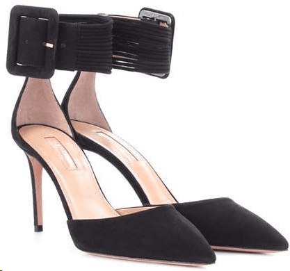 Aquazzura Black 'Casablanca' Multi-Strap Pumps