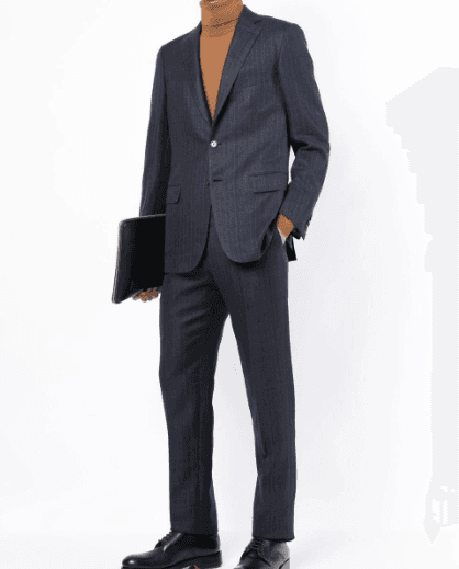 Brioni Pinstripe Single Breasted Suit