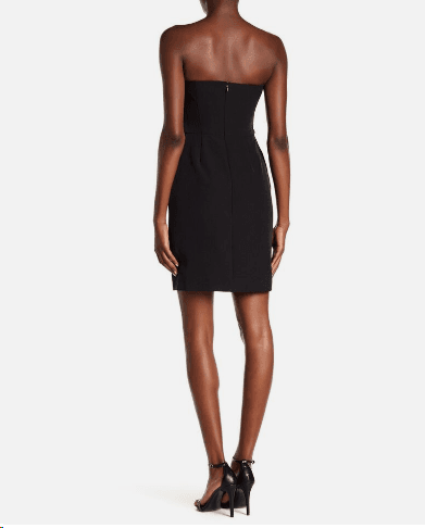 Alexia Admor Strapless Bow Tie Dress