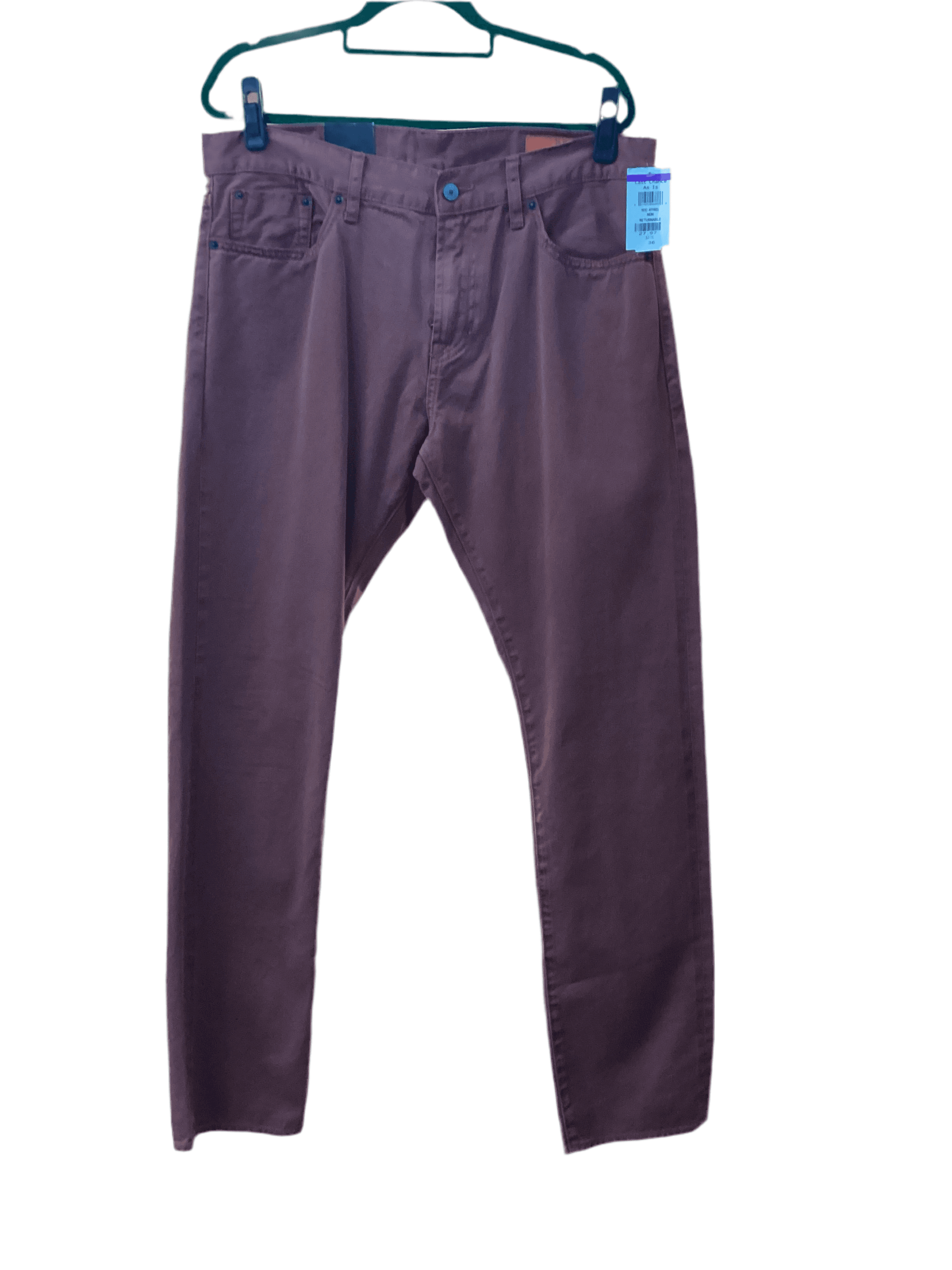 NWT men’s jeans slim/original burgundy Jean Shop size 36