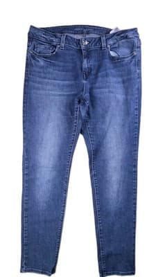 Michael Kors Women's Size 8 Skinny Leg Medium Wash Blue Denim Jeans