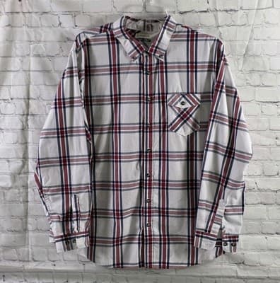 Magellan Outdoors Men's XXL Classic Fit Plaid Long Sleeve Button Down Shirt