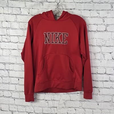 Nike Kids Small (4-6) Red Embroidered Pullover