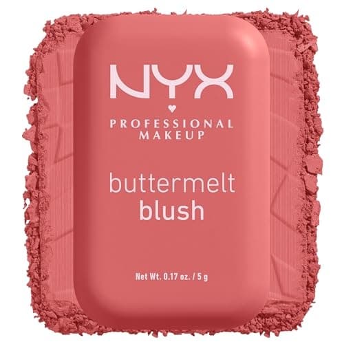 NYX Professional Makeup Buttermelt Blush - Feeling Butta - 0.17oz: Illuminating, Vegan, Contains Shea Butter, Buildable