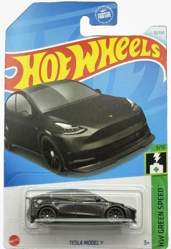 Hot Wheels 2024 HW Green Speed 3/10 Black Tesla Model Y VHTF!