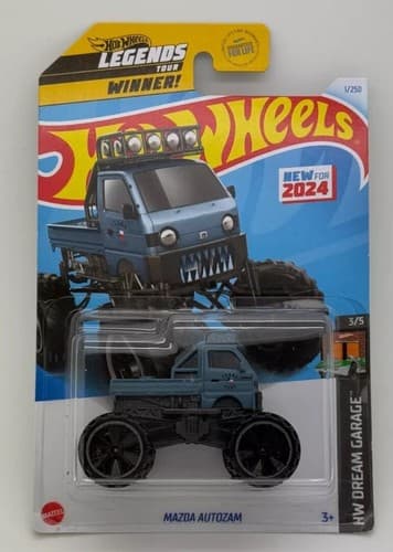 2024 Hot Wheels Mazda Autozam Blue - 1:64 #1/250