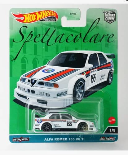 Hot Wheels Premium Alfa Romeo 155 V6 Ti Spettacolare Car Culture New Ships Fast