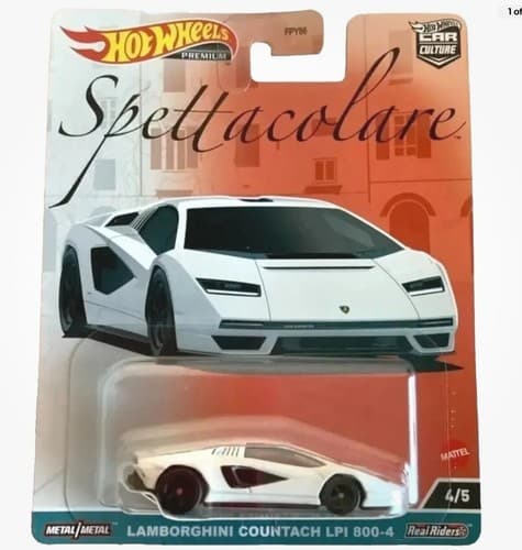 Hot Wheels Premium Car Culture Che Figata LAMBORGHINI COUNTACH LPI 800-4 New