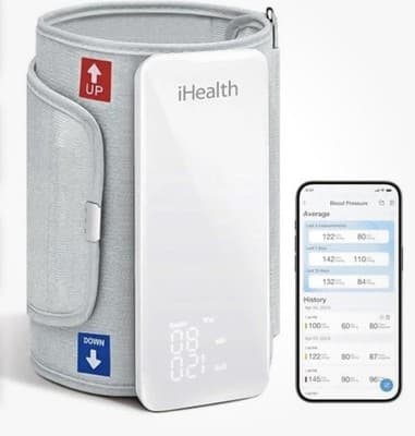 IHEALTH NEO WIRELESS BLOOD MONITOR MACHINE BP5S - WHITE
