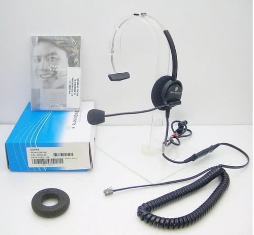 Plantronics Supra P51N-U10P Mono Direct Connect RJ9 Headset 26595-02 NEW