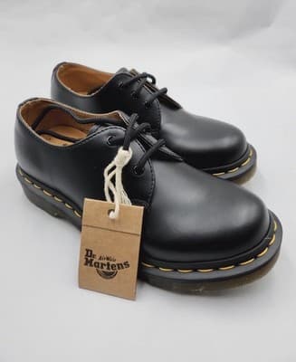 Dr Martens 11837 Black Leather Oxford Shoes Women’s Size 5