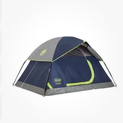 Coleman Sundome Camping Tent with Rainfly,2/3/4/6 Person Tent Sets Up in 10 Mins