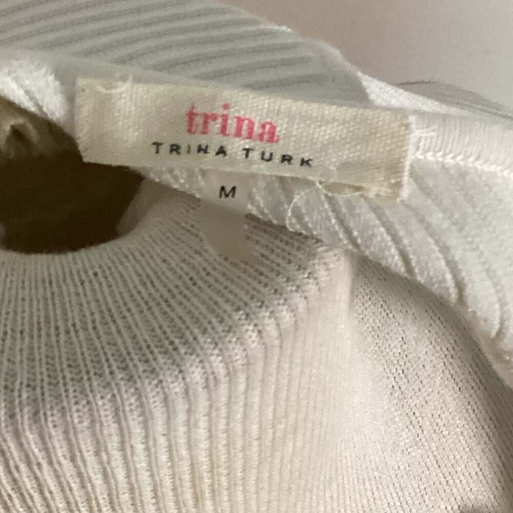 Trina Turk Colorblock Ribbed Knit Dress Size M