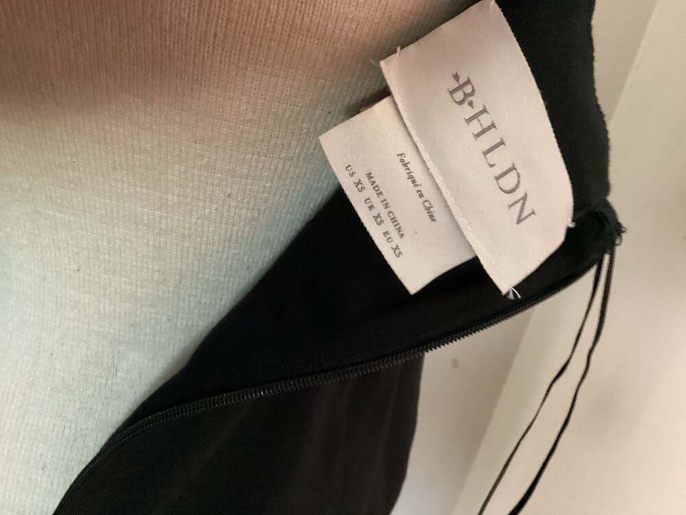 BHLDN Black Midi Dress Size XS