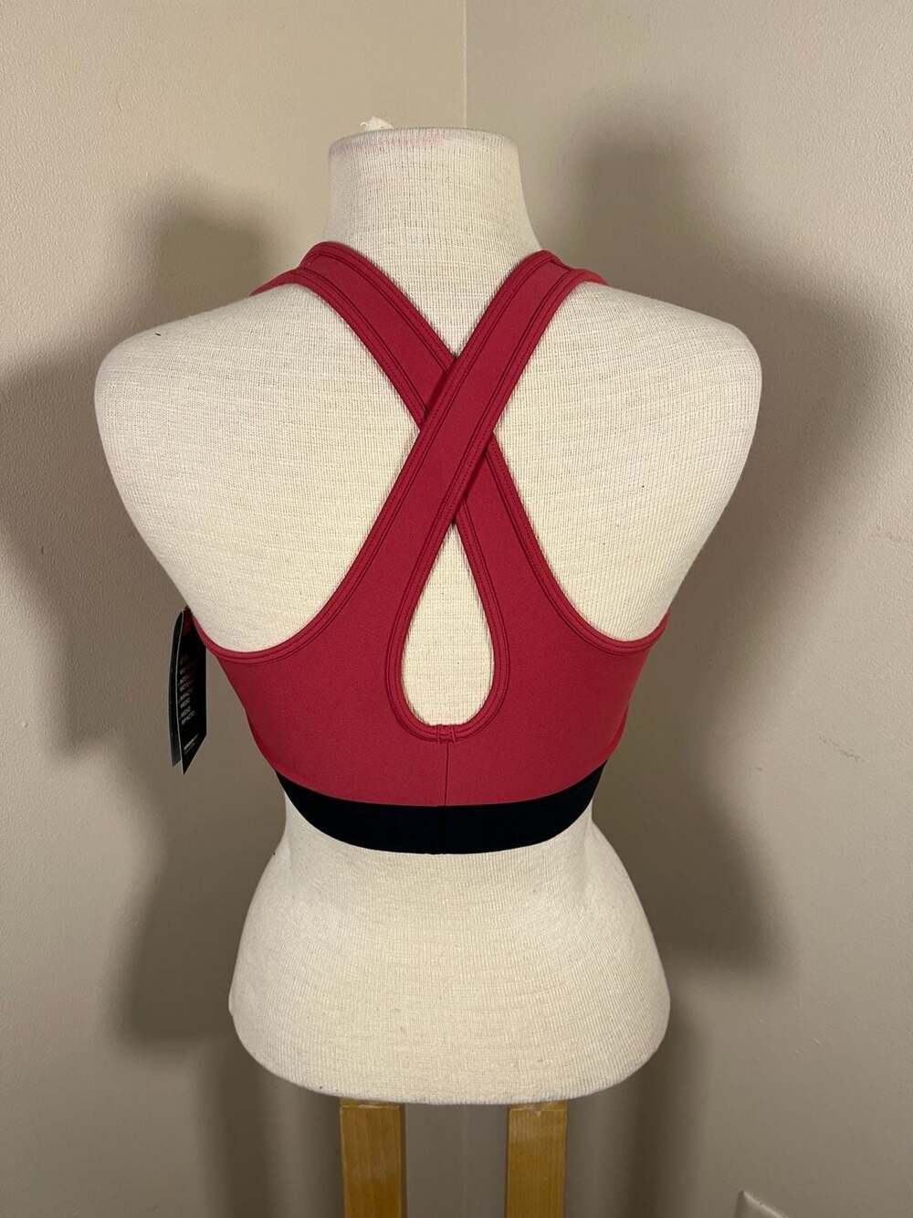 Under Armour Women's Armour Mid Crossback Sports Bra Pink XXL NWT