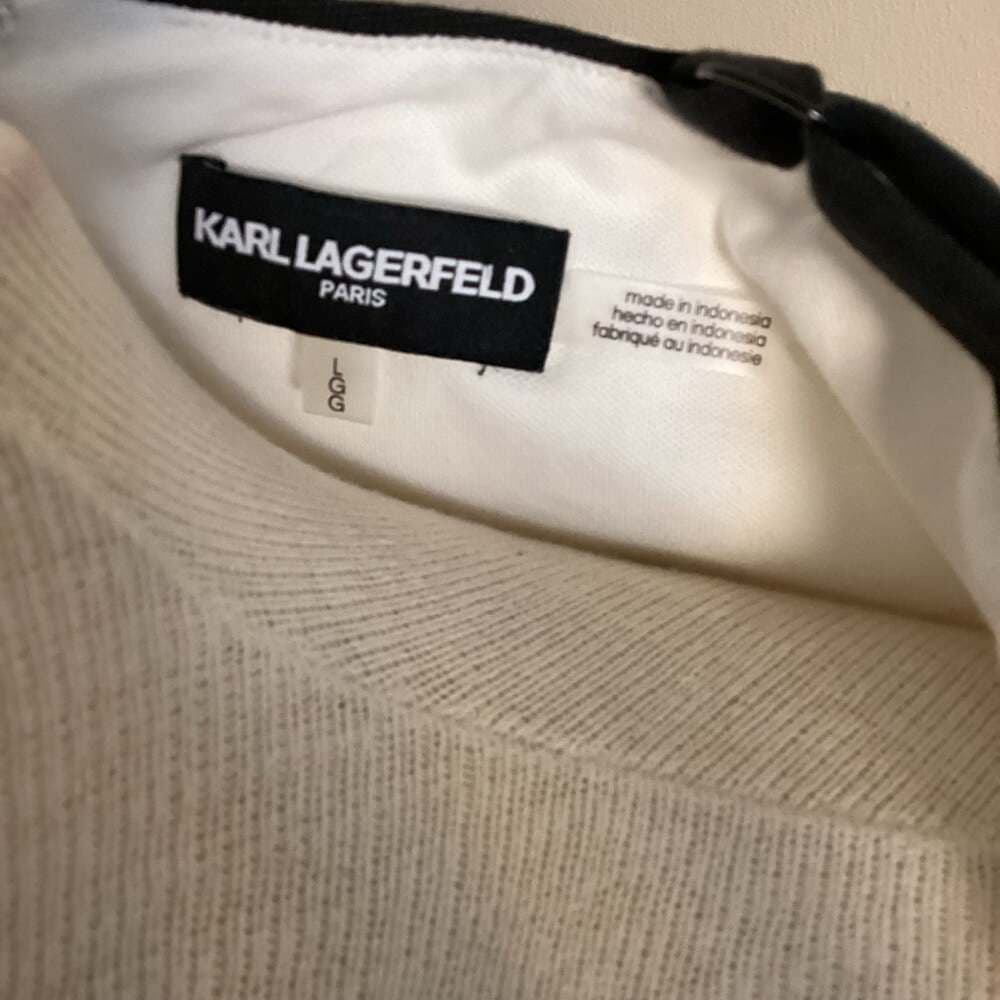 Karl Lagerfeld Paris Women's Tipped Tennis Dress with Contrast Piping