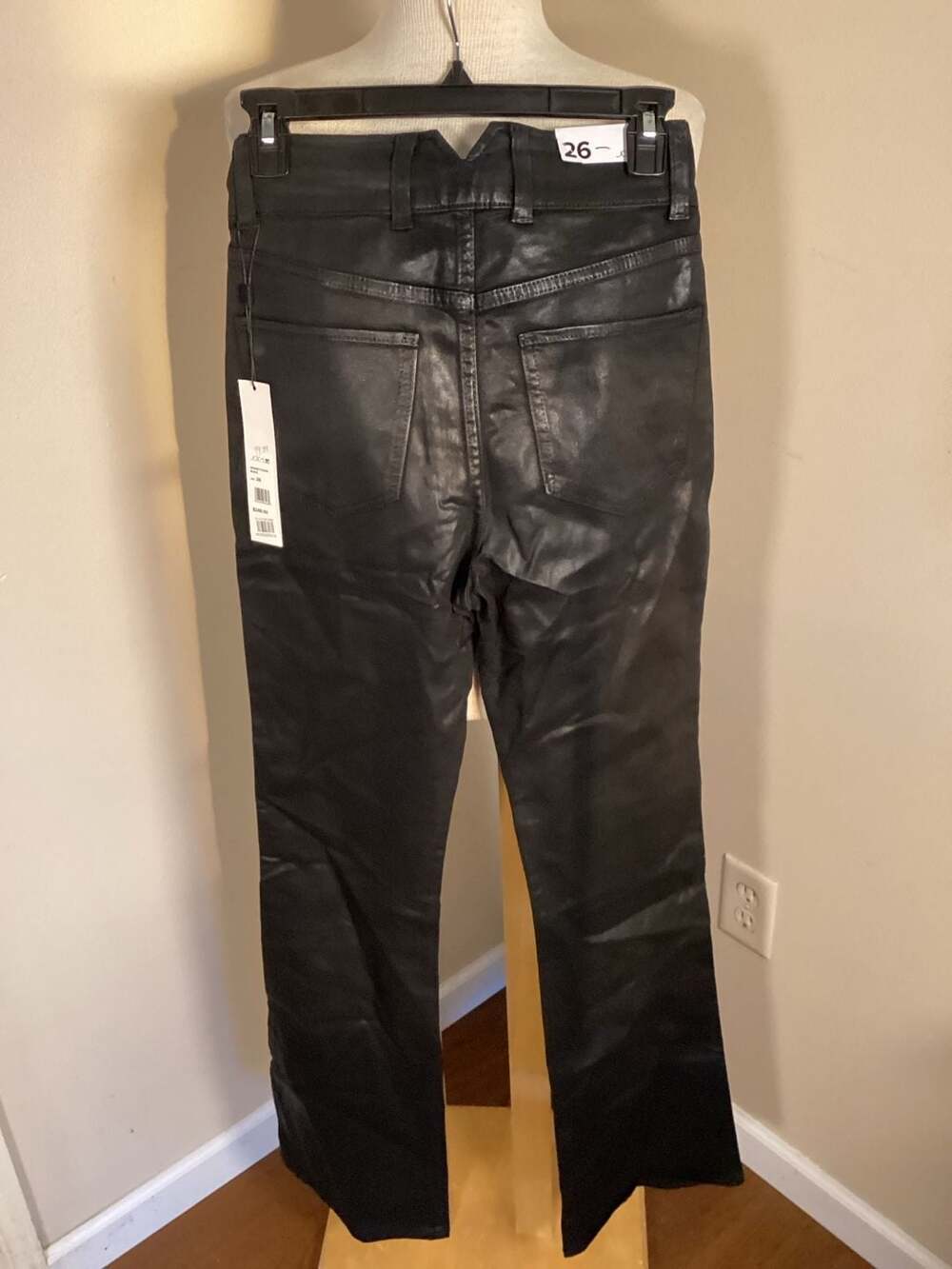 Joe's Jeans The Georgia High Rise Coated Sailor Button Bootcut Jeans Size 26