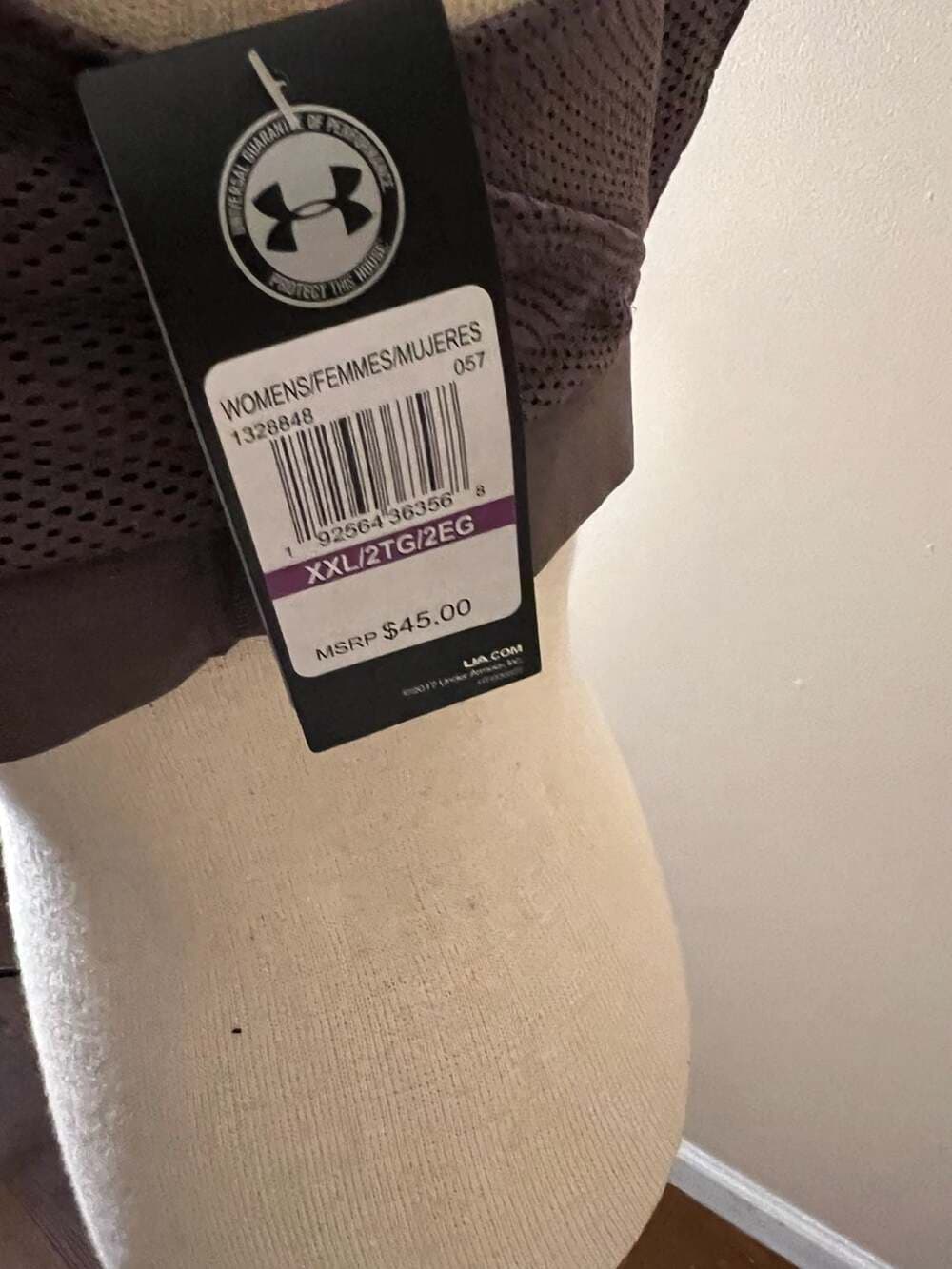 Under Armour Vanish Mid Mesh Women's Sports Bra XXL Purple