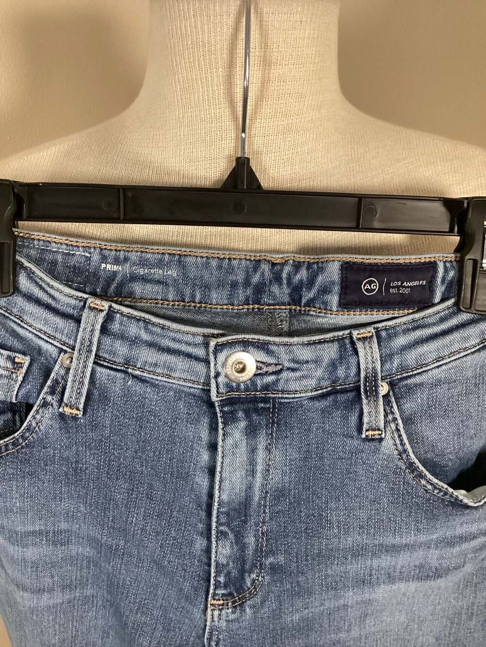 AG Adriano Goldschmied Prima Mid-Rise Cigarette Leg Jeans in 2Y-Lush