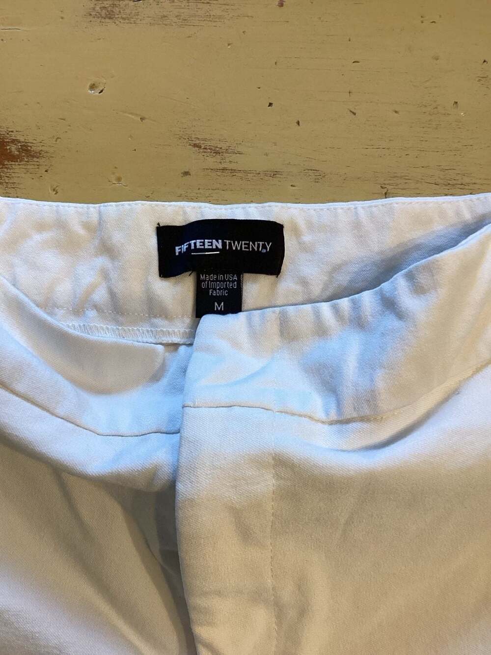 Fifteen Twenty White Tailored Shorts Size M