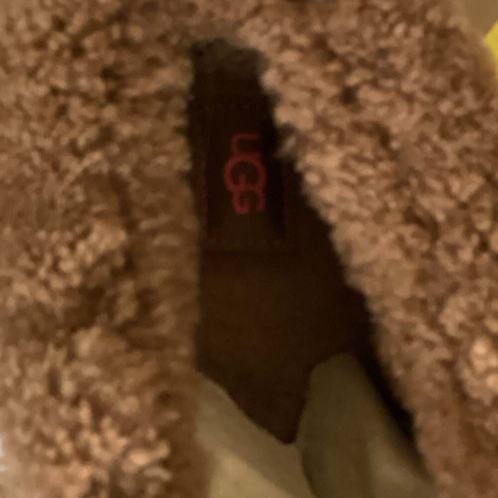 UGG Women's Tazz Heritage Braid Platform Slippers in Hardwood