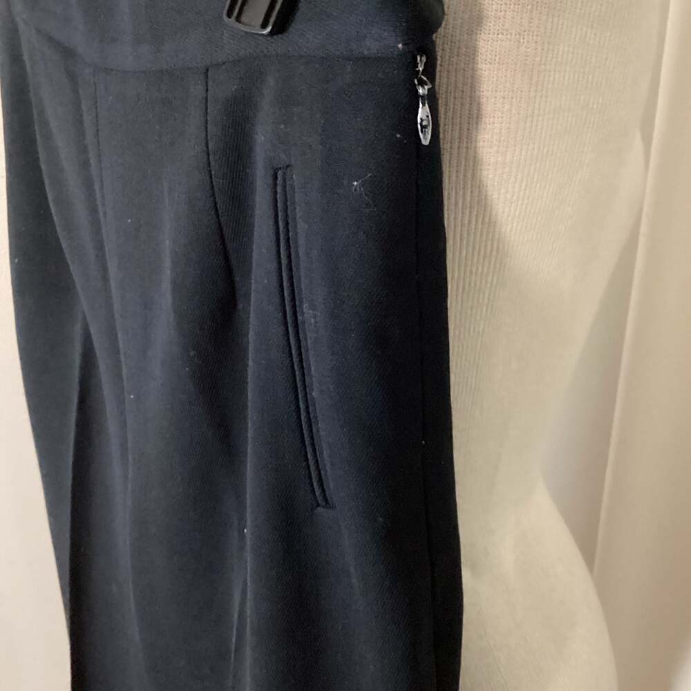Lauren Ralph Lauren Black Wool Blend Trousers Size 8