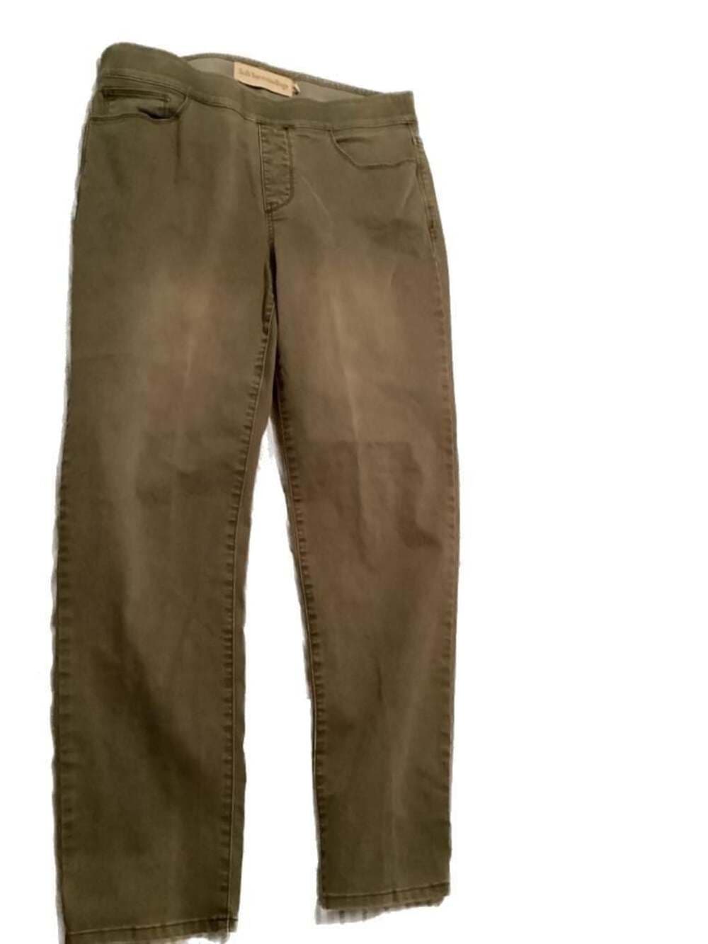 Soft Surroundings Olive Green Pull-On Pants Size M