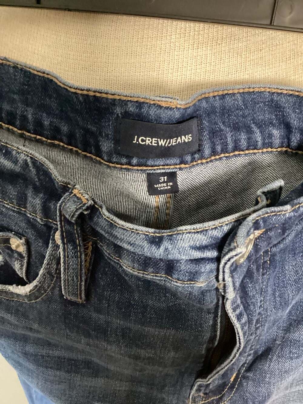 J.Crew Jeans Women's Size 31 Distressed Medium Wash Denim