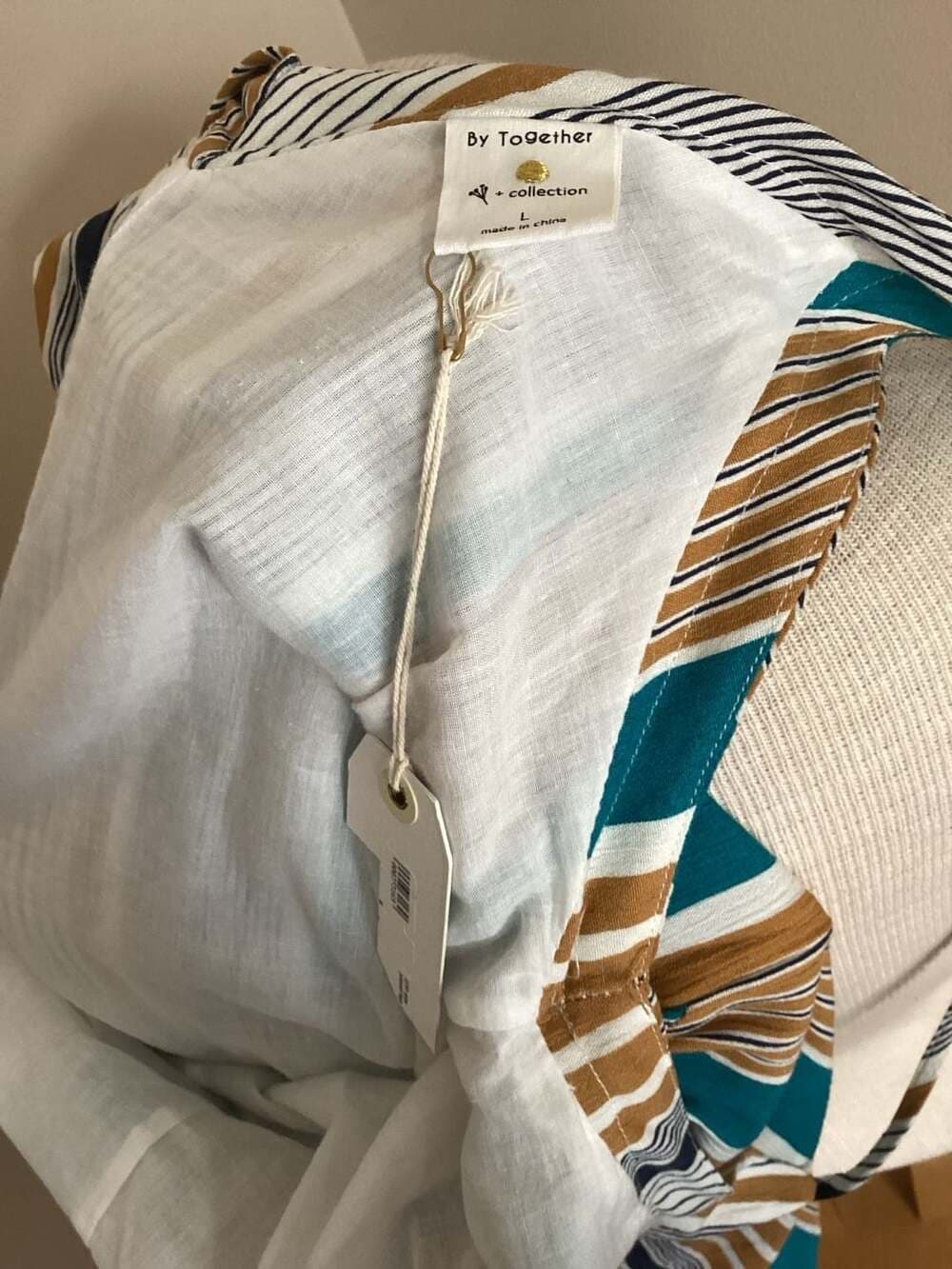 By Together Collection Striped Jumpsuit Size L