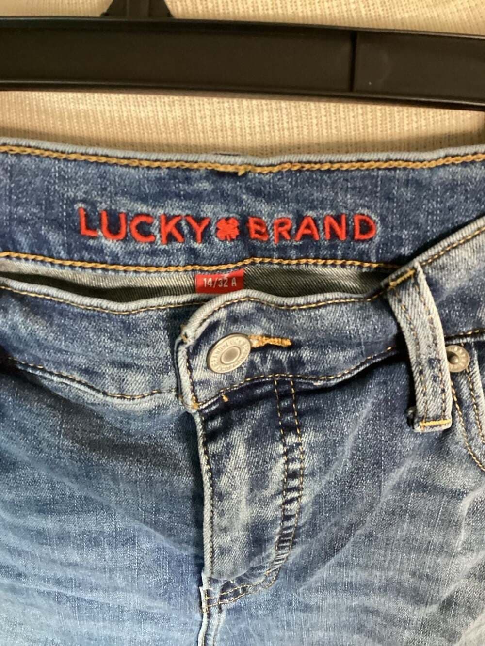 Lucky Brand Women's Blue Denim Jeans Size 14/32 A