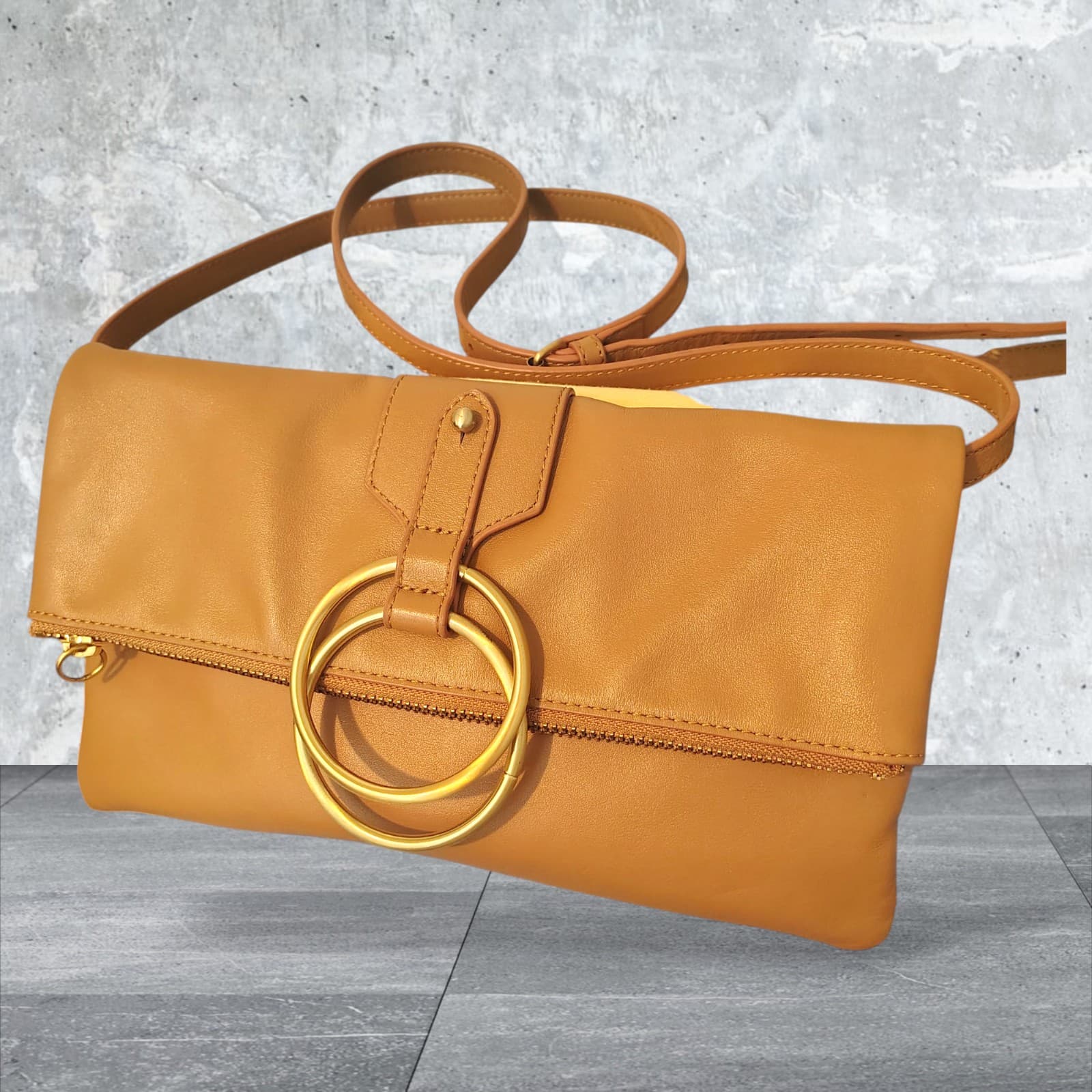 BADGLEY MISCHKA Foldover Crossbody Purse ++ Louis Vuitton duster bag