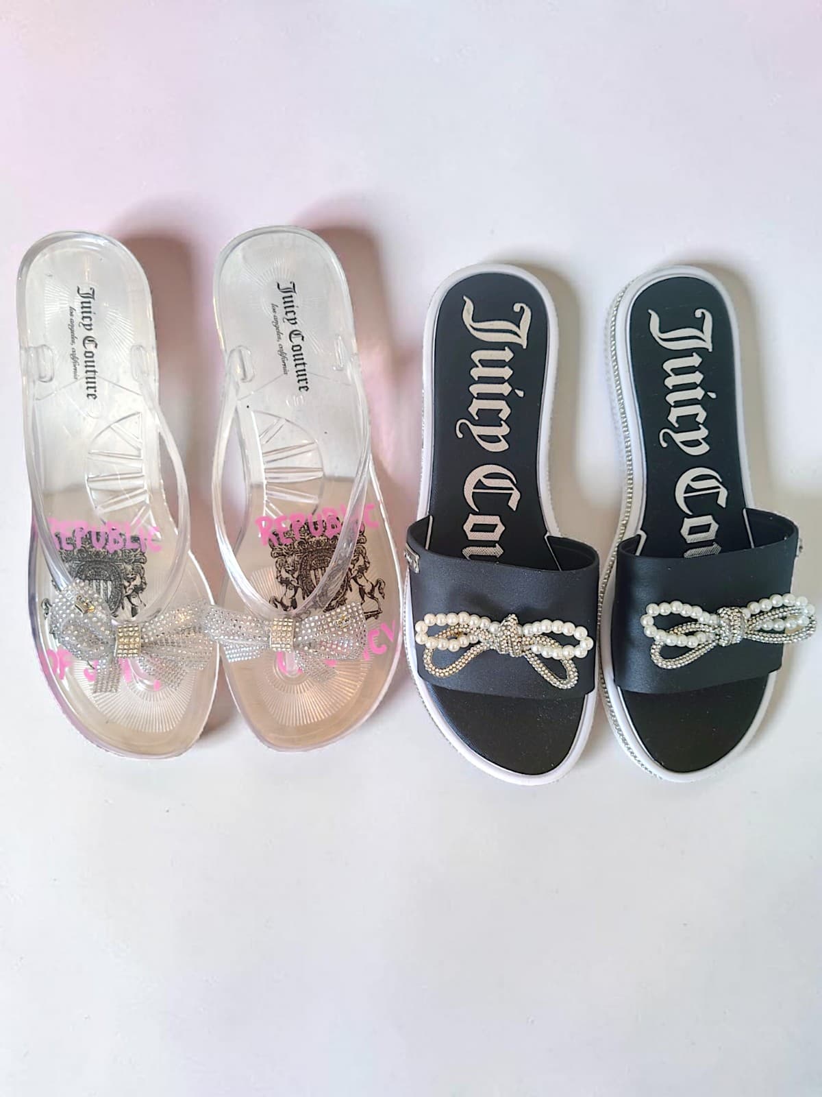 2pc JUICY COUTURE Sandals Bundle: sz 9