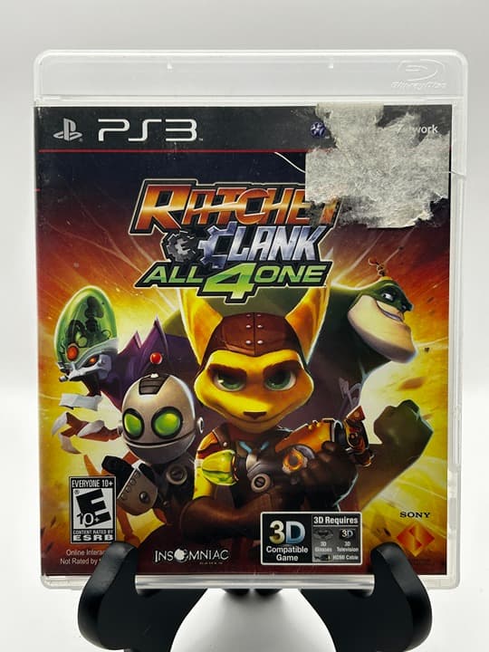 Sony PlayStation 3 (PS3) - Ratchet & Clank: All 4 One - (Box, No Manual) TESTED