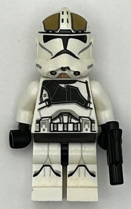 LEGO Minifigure - Clone Trooper Gunner (Phase 2) - Scowl