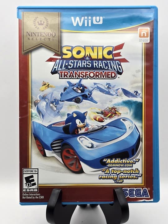 Nintendo Wii U - Sonic & All Stars Racing Transformed- (CIB) - TESTED