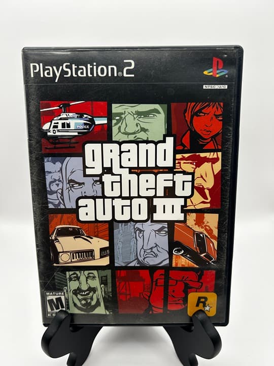 Sony PlayStation 2 (PS2) - Grand Theft Auto III - (CIB with Poster) - TESTED