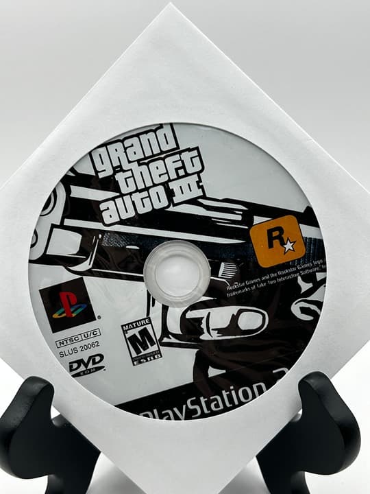 Sony PlayStation 2 (PS2) - GTA 3 Grand Theft Auto III - (Disc) - TESTED