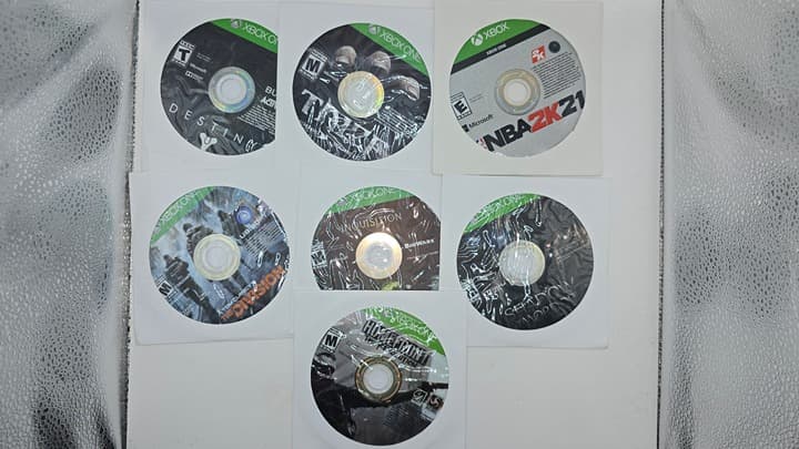 Xbox Loose 7 Game Bundle Lot - All Resurfaced and Tested