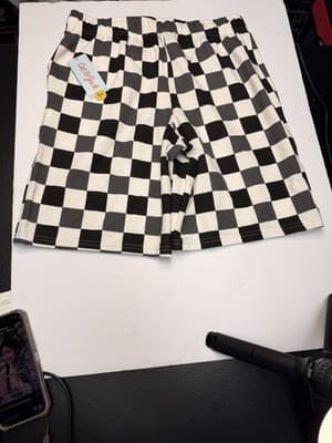 Cat & Jack Black & White Shorts Size 8