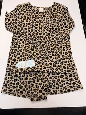 12pc Cat & Jack Leopard Print Pajama SetSize - Small 6/7