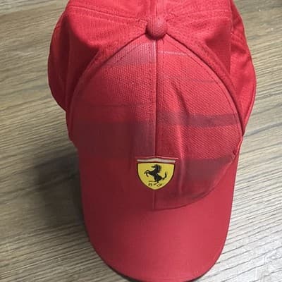 PUMA Ferrari Red Adjustable Baseball Cap Hat - Racing Formula 1