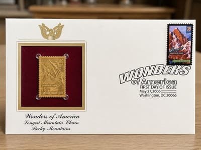Wonders of America First Day of Issue Cover Rocky Mountains 39c May 27 2006