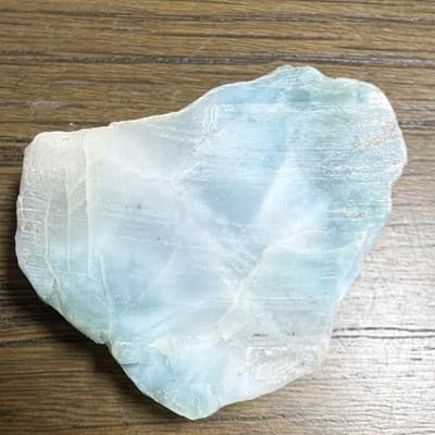 Larimar Gemstones - 38.1 mm X 19.05mm Polished Slab - Pectolite 11.27 g