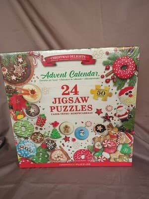 Eurographics Puzzles Christmas Delights Advent Calendar w/ 24x 50pc Jigsaw